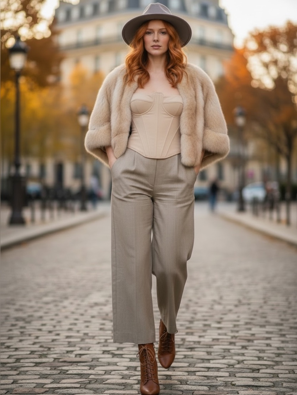 Giorgio Armani sage palazzo pants